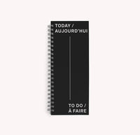 To Do Notebook in Black