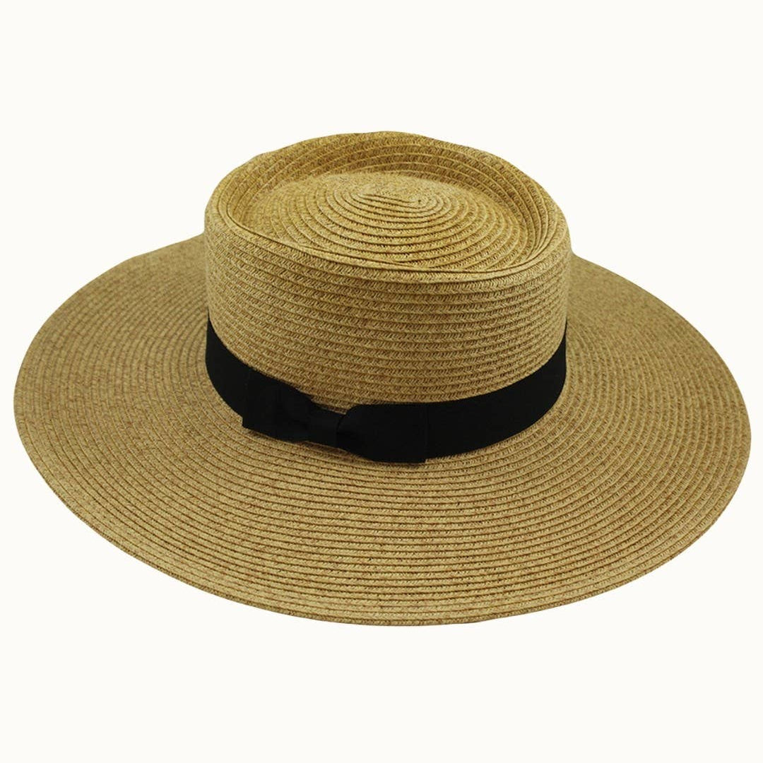 Paper Braid Straw Gambler Hat
