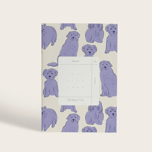 Chiens Chiens Monthly Planner