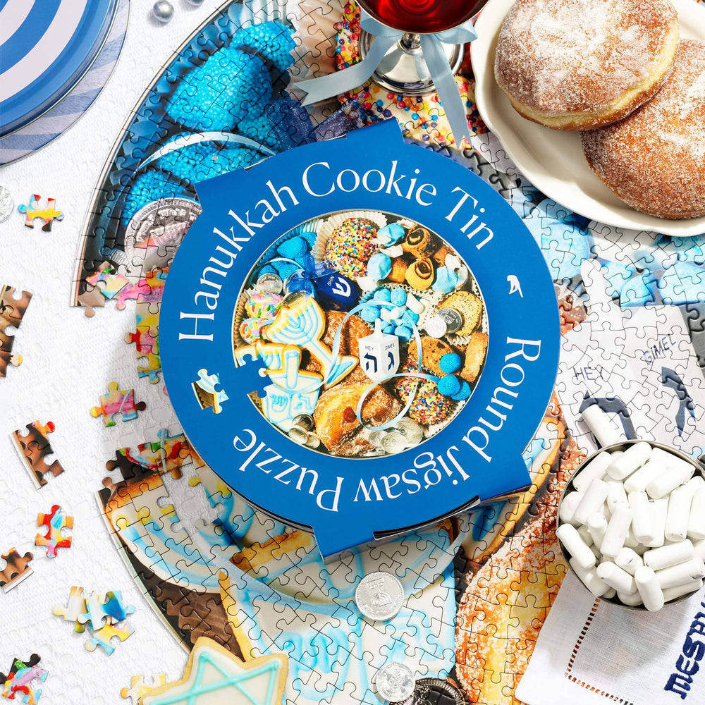 Hanukkah Cookie Tin Jigsaw Puzzle – Gemini