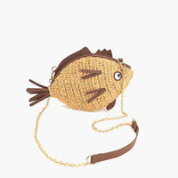 Raffia Fish Bag