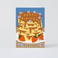 Happy Birthday Pancakes Card