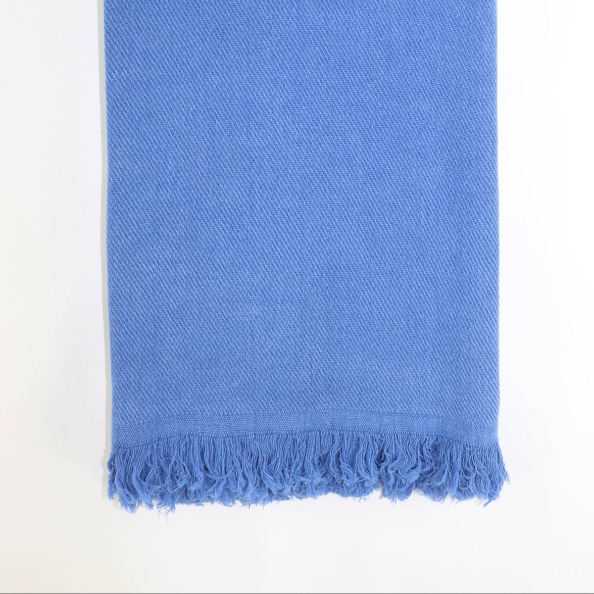 Stone Washed Turkish Towel in Medium Blue