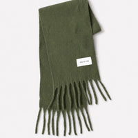 Light Cloud Scarf in Chive