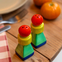 Geometric Salt & Pepper Shakers