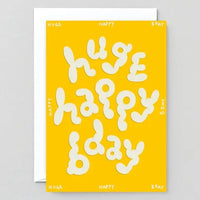 Huge Happy Bday Card