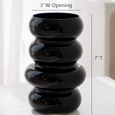 Glass Ripple Vase