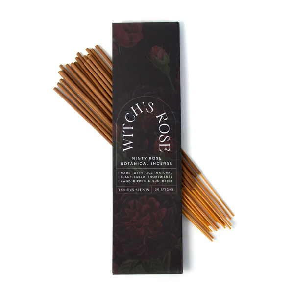 Witch's Rose Minty Rose Botanical Incense Sticks