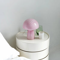 Mushroom Lamp in Pink