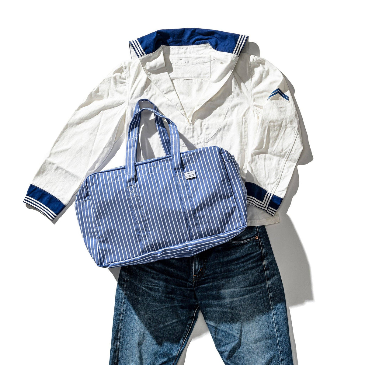 Shirt Fabric School Bag