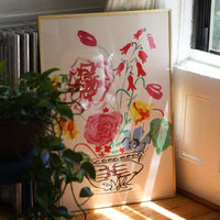 Blooming Hands Art Print