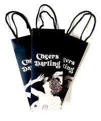 Cheers Darling Wine Gift Bag