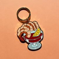 Shrimp Cocktail Keychain