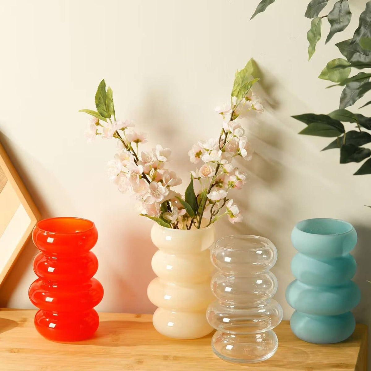 Glass Ripple Vase