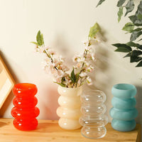Glass Ripple Vase