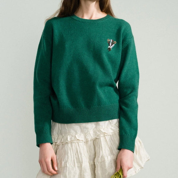 Rhys Crewneck in Green
