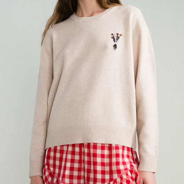 Rhys Crewneck in Oatmeal