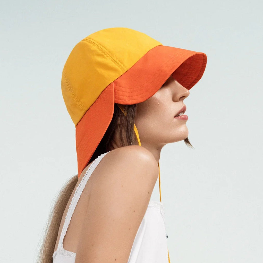 Colorblock Tulip Bucket Hat