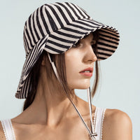 Stripe Tulip Bucket Hat