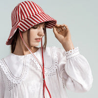 Stripe Tulip Bucket Hat