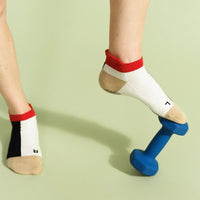 Half + Half Sporty Grip Ankle Socks