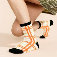 Boucle Plaid Crew