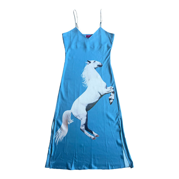 Equestrian Dress in Blue