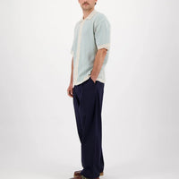 Hurrah Knit Polo in Light Blue
