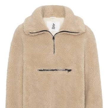 Gigi Zipper Wool Pullover