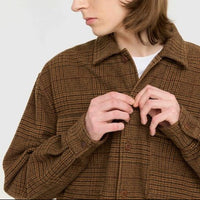 Imperata Over Shirt in Brown