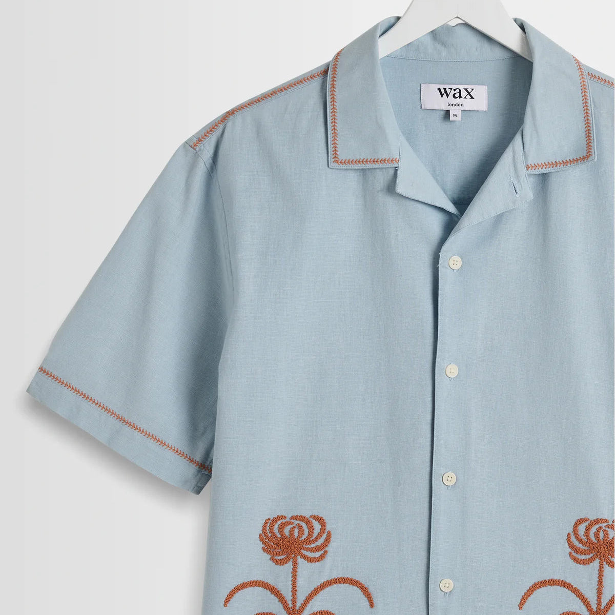 Keats Shirt in Dahlia Embroidery
