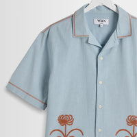 Keats Shirt in Dahlia Embroidery