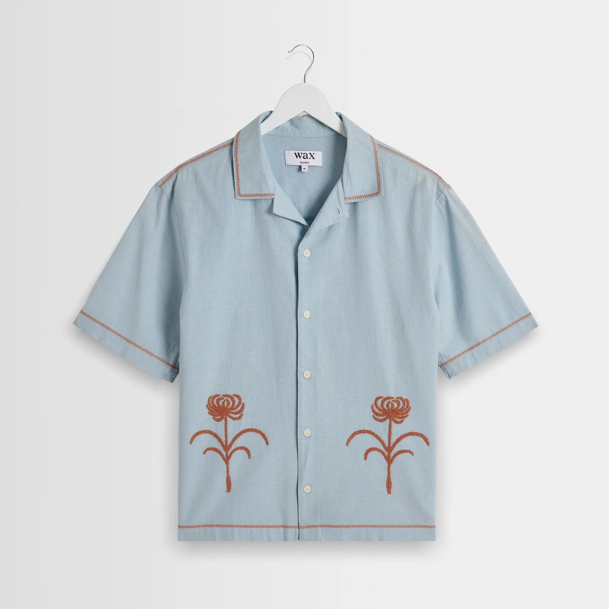 Keats Shirt in Dahlia Embroidery
