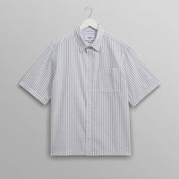 Kew Shirt in Boucle Stripe