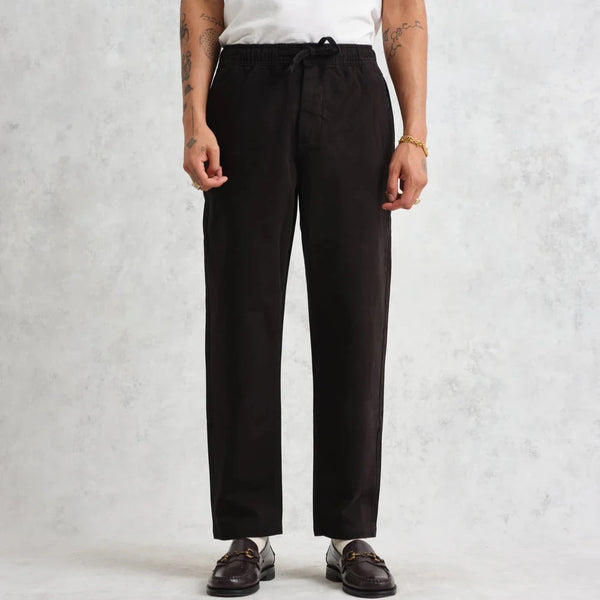 Long Kurt Organic Twill Trouser in Black