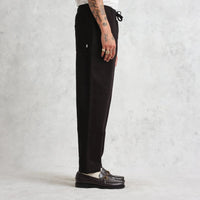 Long Kurt Organic Twill Trouser in Black