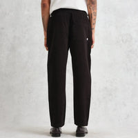 Long Kurt Organic Twill Trouser in Black