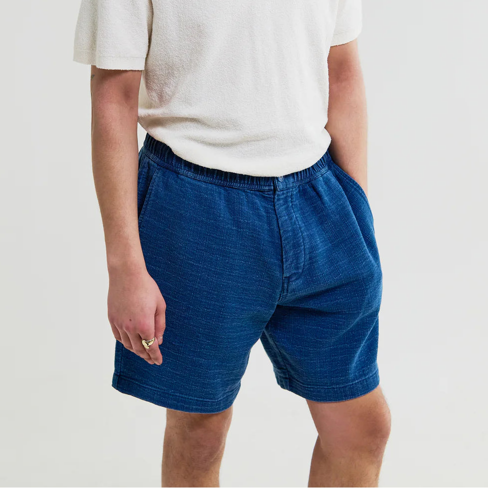 Kurt Short in Indigo Double Cloth