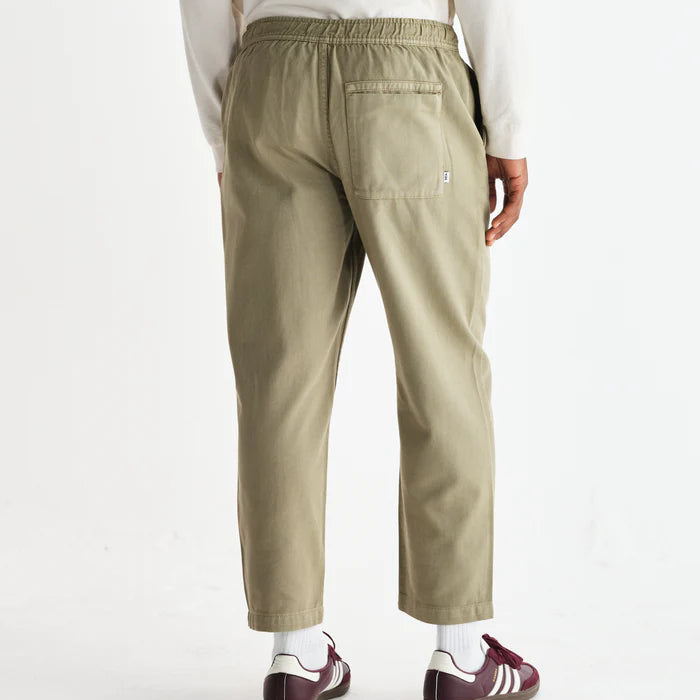 Kurt Organic Twill Trouser in Light Khaki