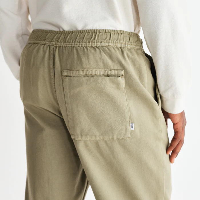 Kurt Organic Twill Trouser in Light Khaki