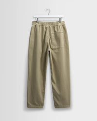 Kurt Organic Twill Trouser in Light Khaki