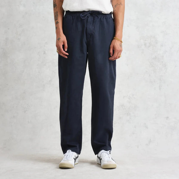 Long Kurt Organic Twill Trouser in Navy