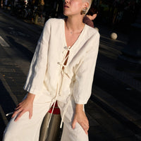 Marina Top in Milky White