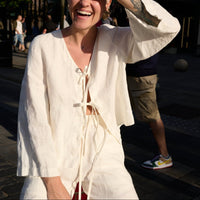 Marina Top in Milky White