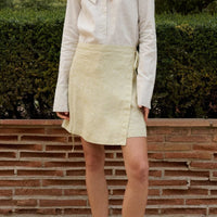 Cali Skirt in Apple Checks