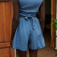 Kim Shorts in Stellar Blue