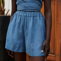 Kim Shorts in Stellar Blue