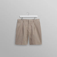 Linton Shorts in Natural Chalk Stripe