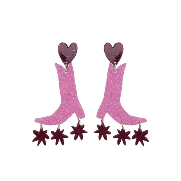 Made For Walking Earrings in Pink