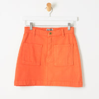 Camille Skirt in Deep Orange